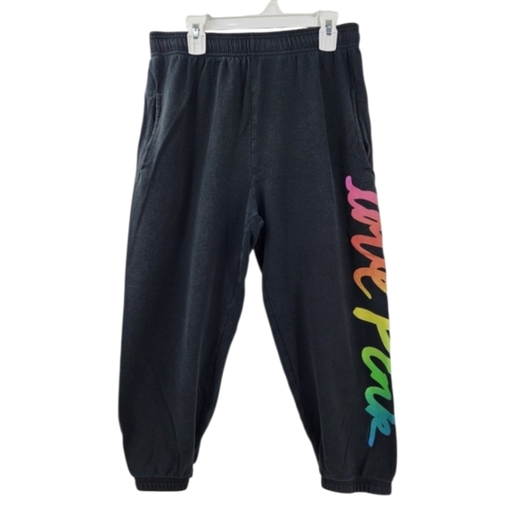 PINK Victoria's Secret Pants - Pink Victoria's Secret Sweatpant Capri Joggers Womens Extra Small Love Pink Neon